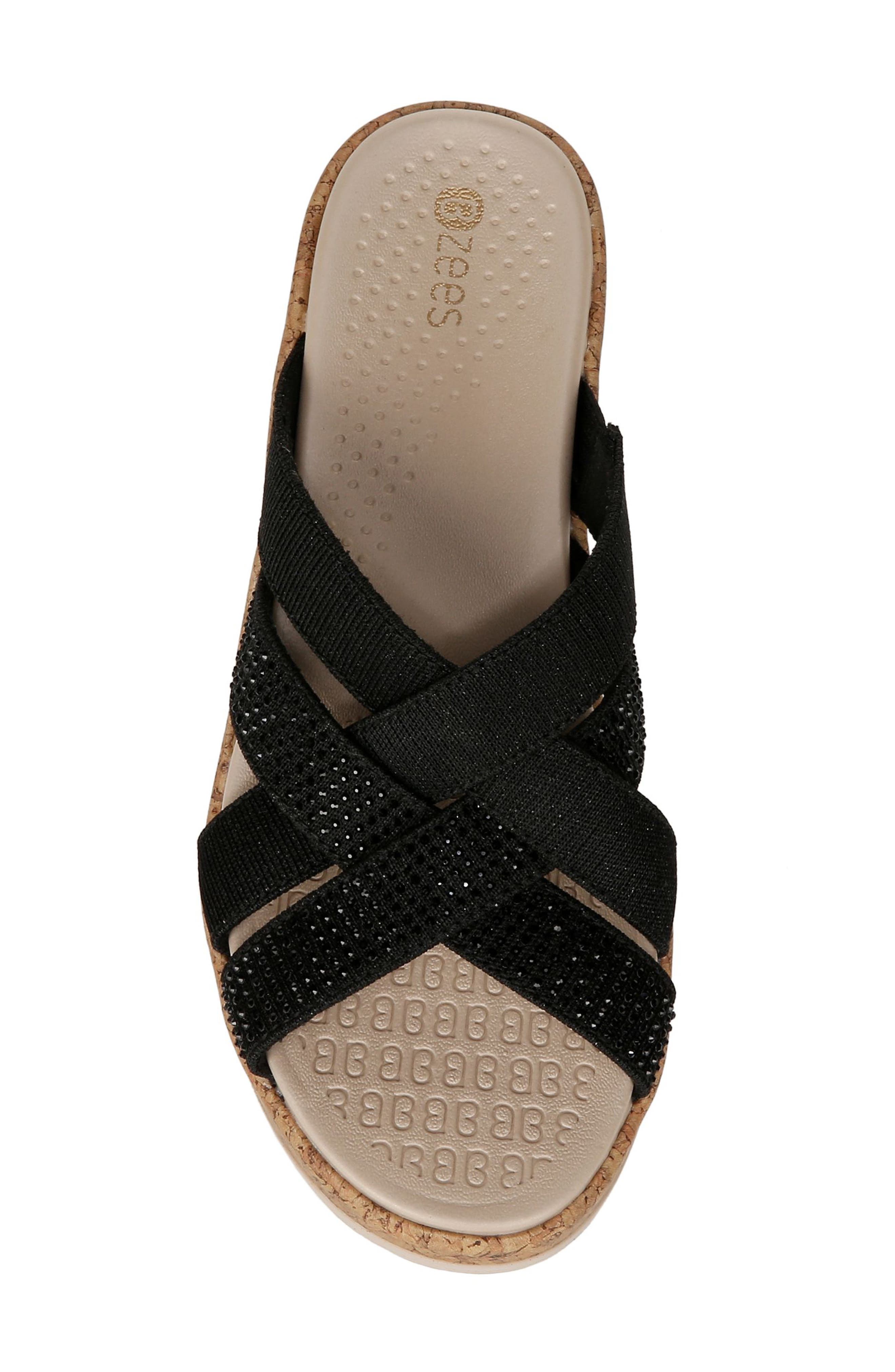 LifeStride Reign Crystal Embellished Slide Sandal, Alternate, color, 