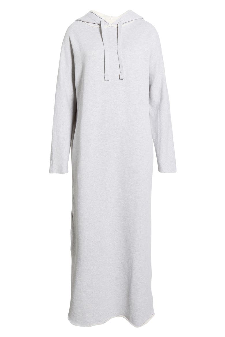 James Long Sleeve Hoodie Dress, Alternate, color, GRAY MELANGE