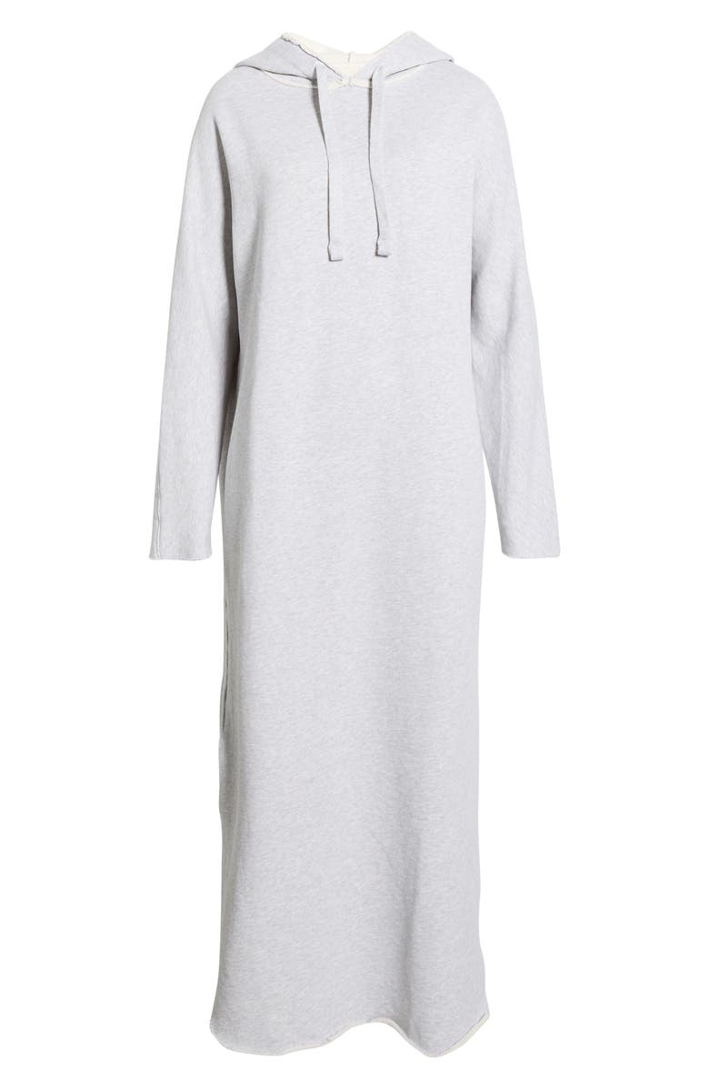 Frank & Eileen James Long Sleeve Hoodie Dress, Main, color, Gray Melange