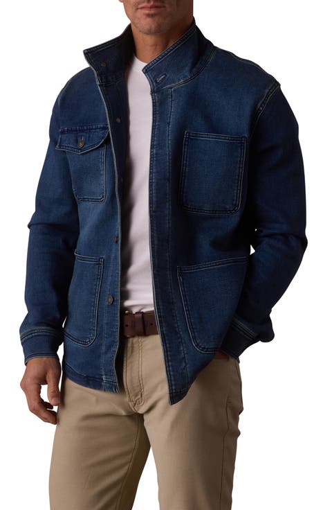 Comfort Terry Denim Chore Coat