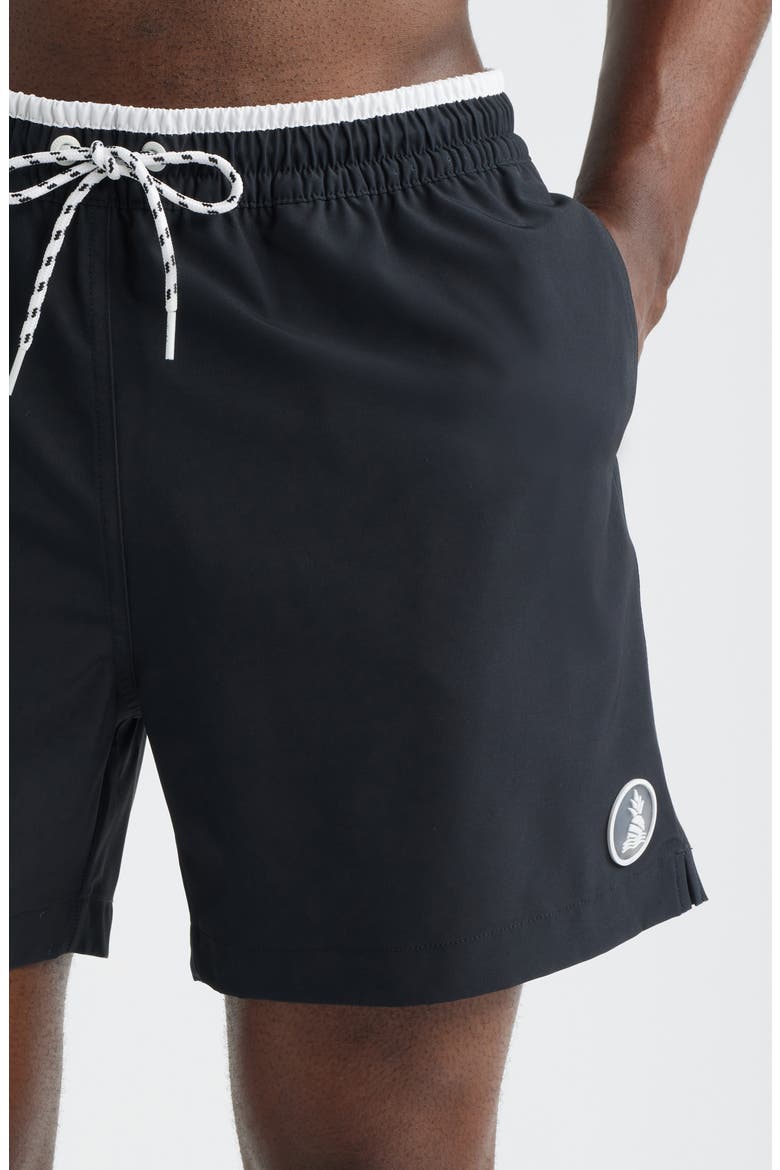 The Capes 5.5-Inch Swim Trunks, Alternate, color, BLACK - SOLID