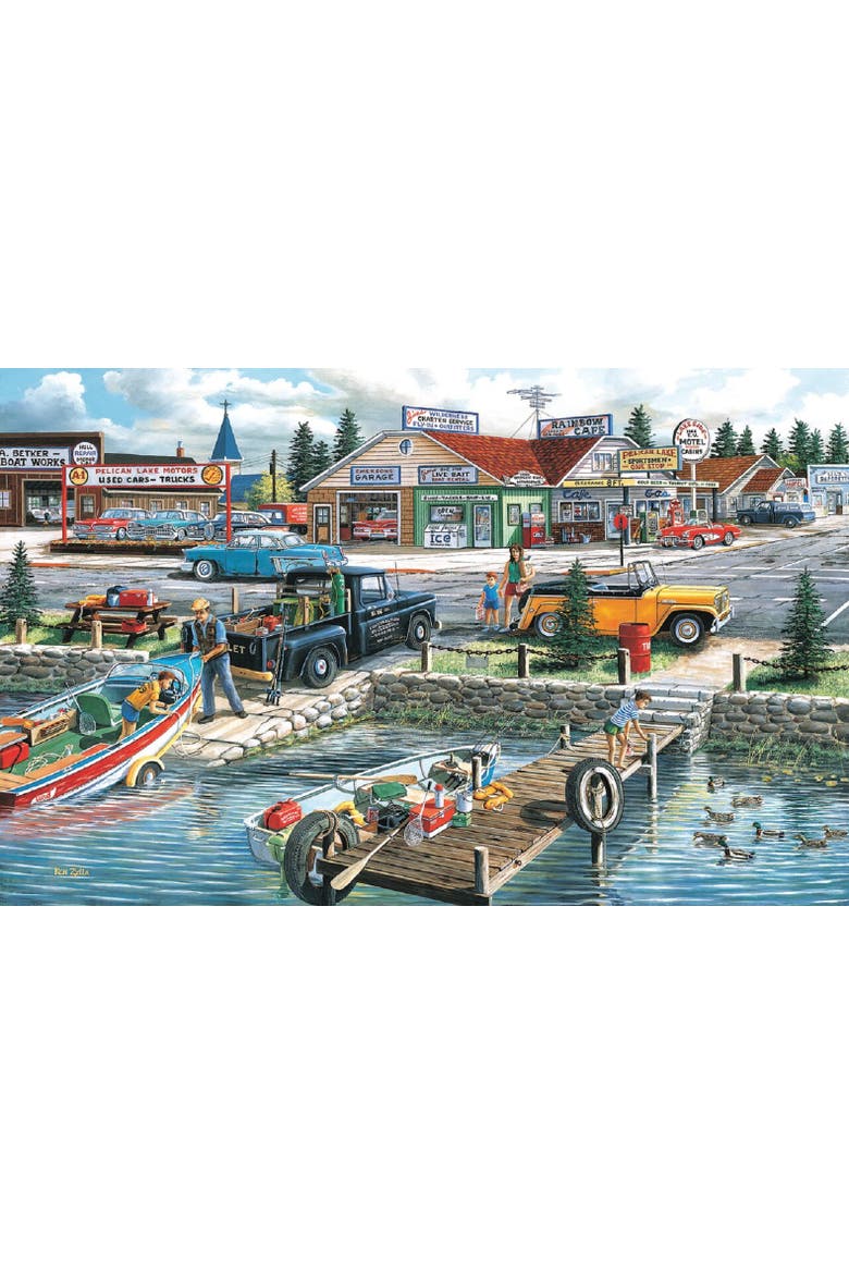 Pelican Lake 550 piece Jigsaw Puzzle for Adults, Alternate, color, Multicolor