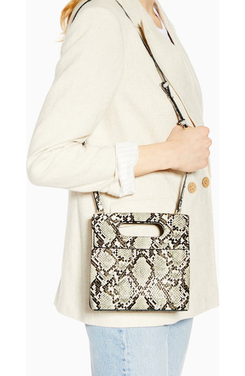 Topshop Gem Flap Handle Grab Bag, Alternate, color,