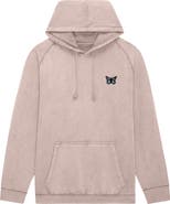 Dalix Butterfly Womens Mineral Washed Hoodie