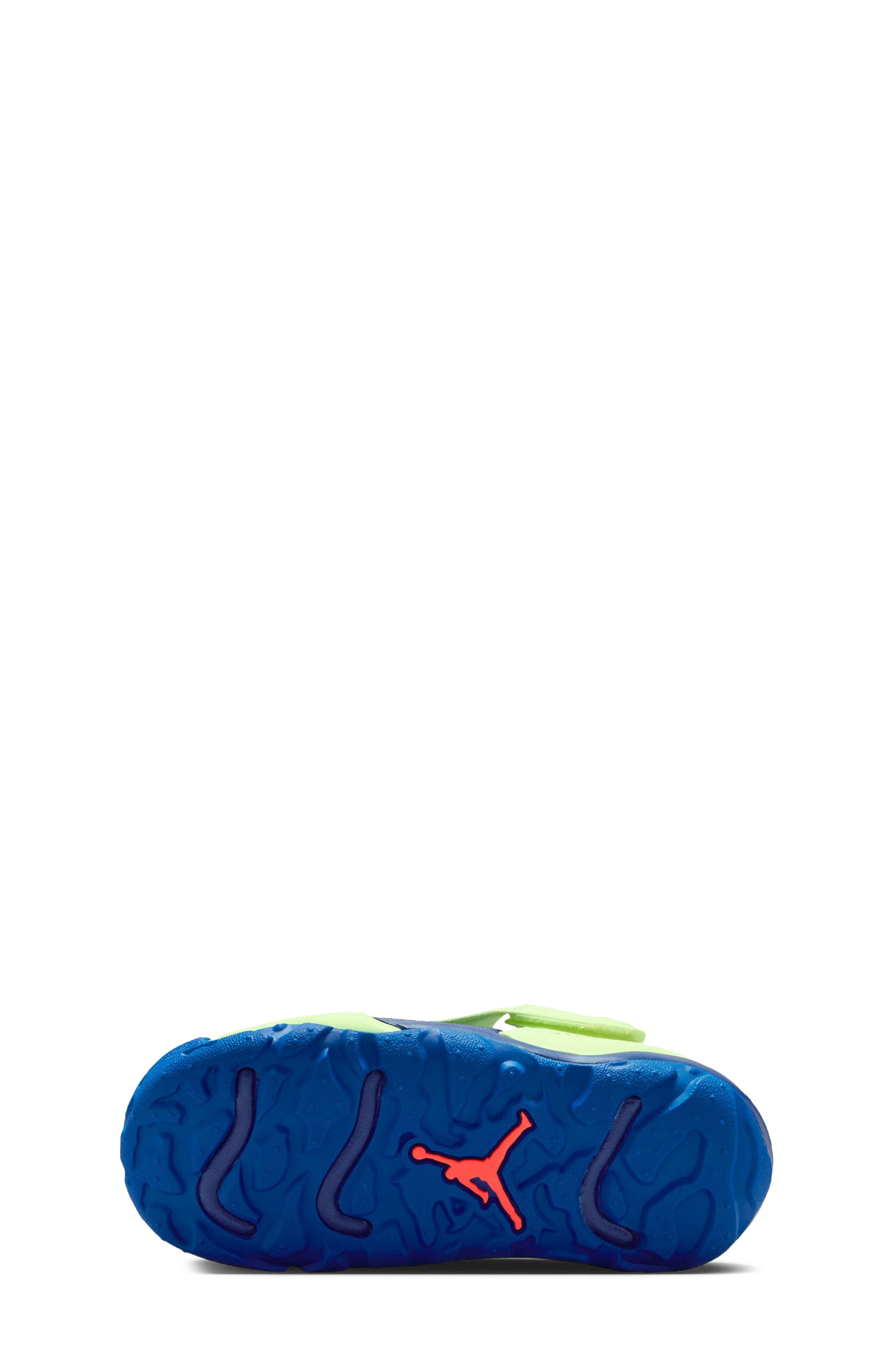 Nike Kids' Jordan OTDR Sandal, Alternate, color, Barely Volt/ Infrared/ Royal