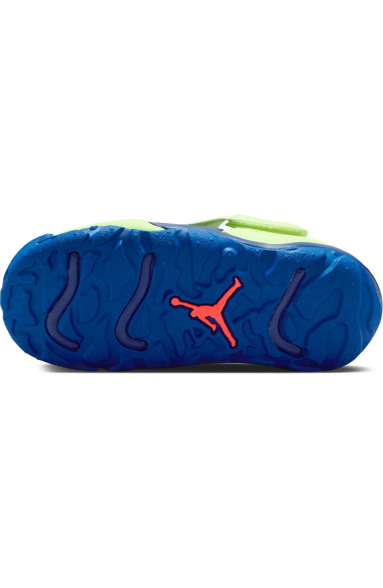 Nike Kids' Jordan OTDR Sandal, Alternate, color, Barely Volt/ Infrared/ Royal
