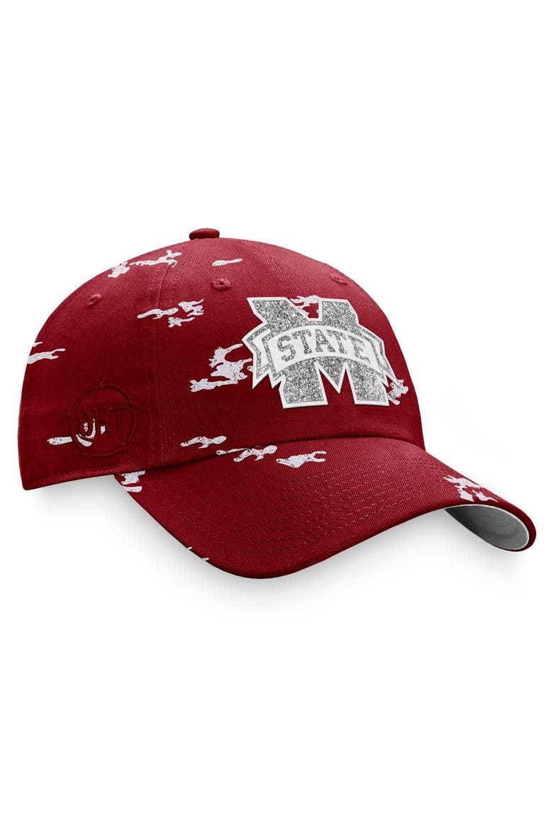 Women's Top of the World Maroon Mississippi State Bulldogs OHT Military Appreciation Betty Adjustable Hat, Alternate, color, Maroon