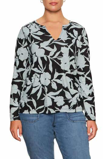 Perfect Notch Print Long Sleeve T-Shirt