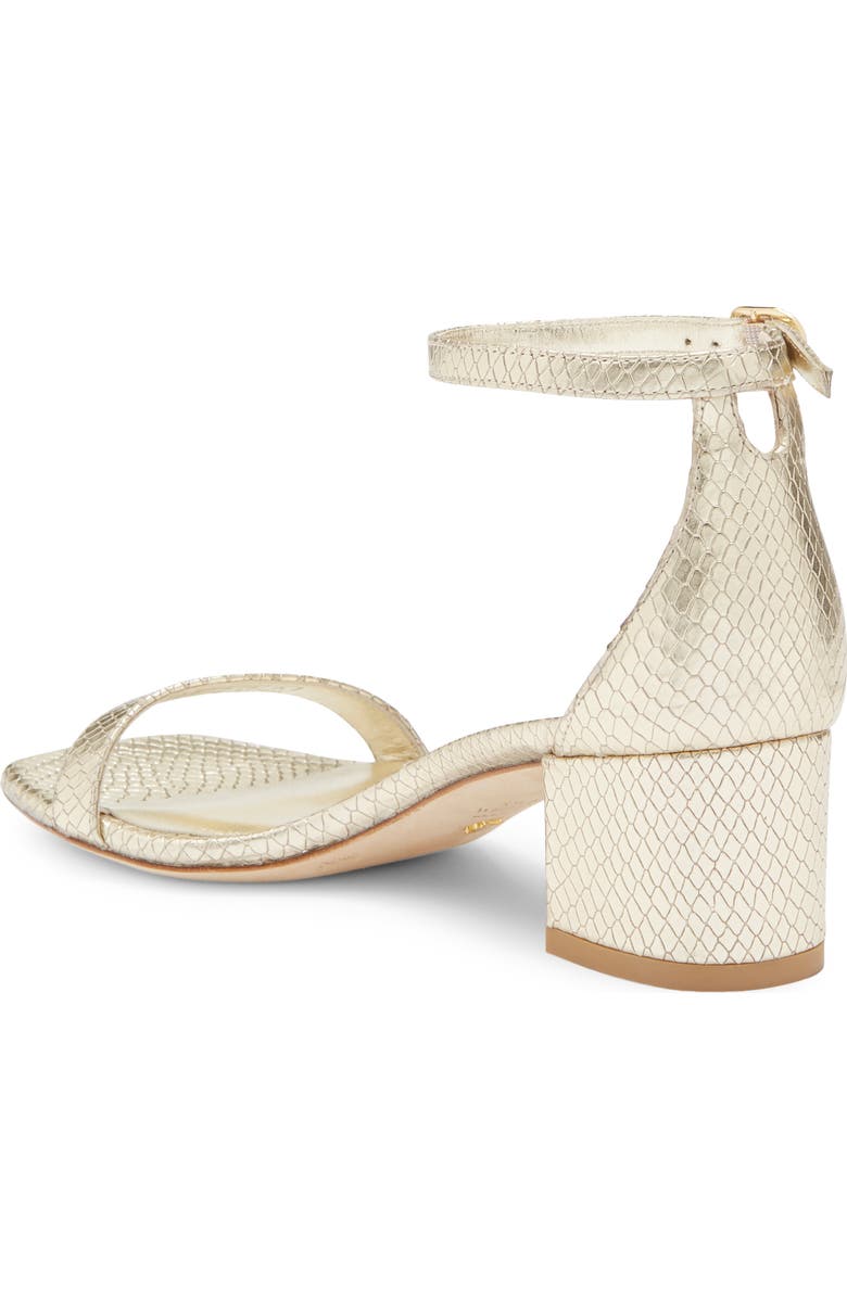Stuart Weitzman Simple Curve Block Heel Sandal, Alternate, color,