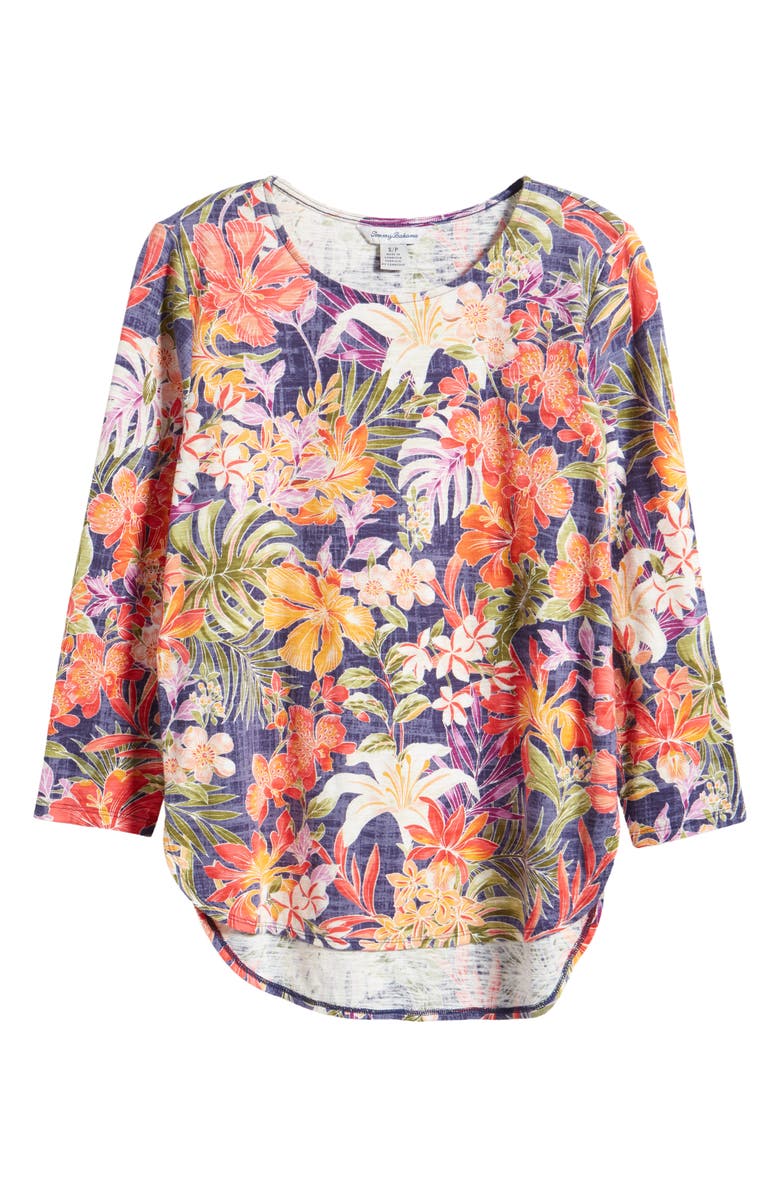 Tommy Bahama Ashby Isles Hidden Bliss Floral Cotton Top, Alternate, color, 