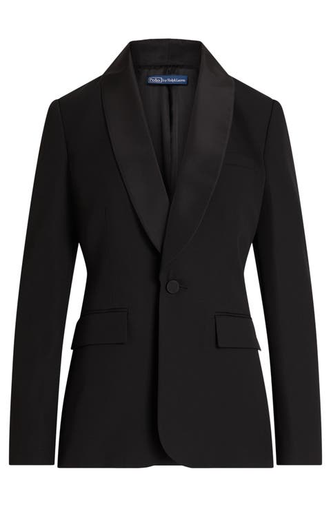 Wool Shawl Collar Blazer