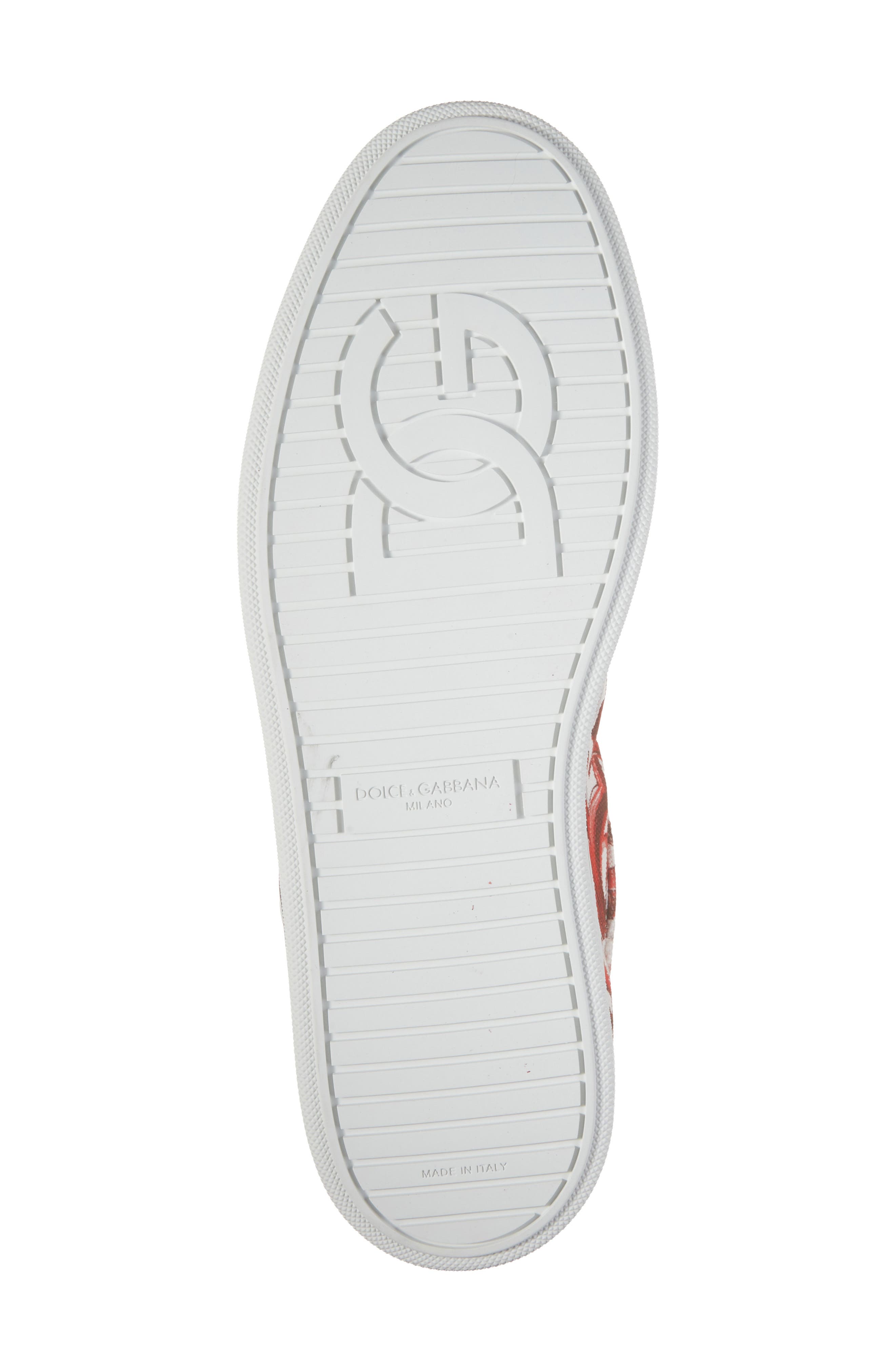 Dolce&Gabbana Majolica Print Low Top Sneaker, Alternate, color, Iy3tn Maiolica 1 Rubino