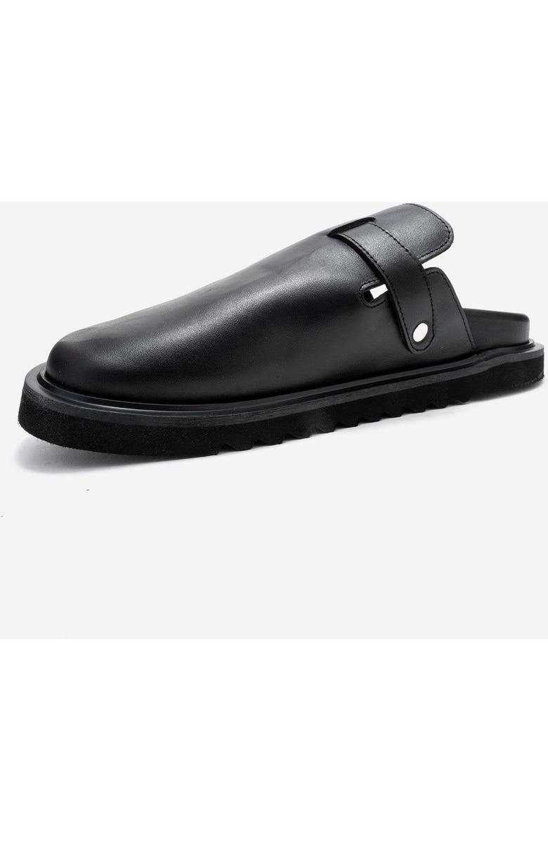 Forever & Always Shoes Vesta Leather Mule, Alternate, color, Black Leather