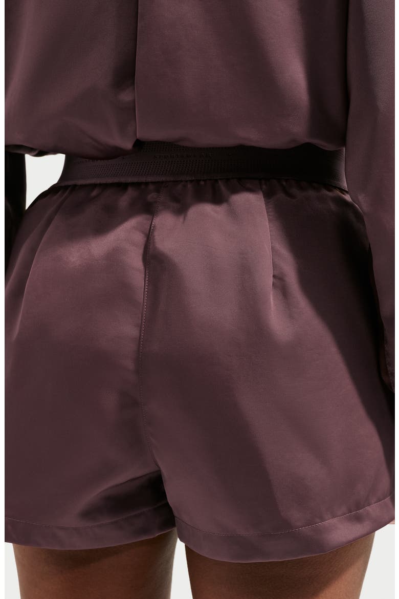 Embroidered High Waist Shorts, Alternate, color, TATTOO/ TATTOO