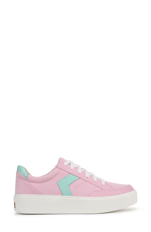 Dr. Scholl's Women's Madison-lace Closed Round Toe Lace Up Platform Sneakers In Pink/pink