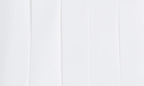 Monse Crop Stretch Poplin Tuxedo Shirt In White