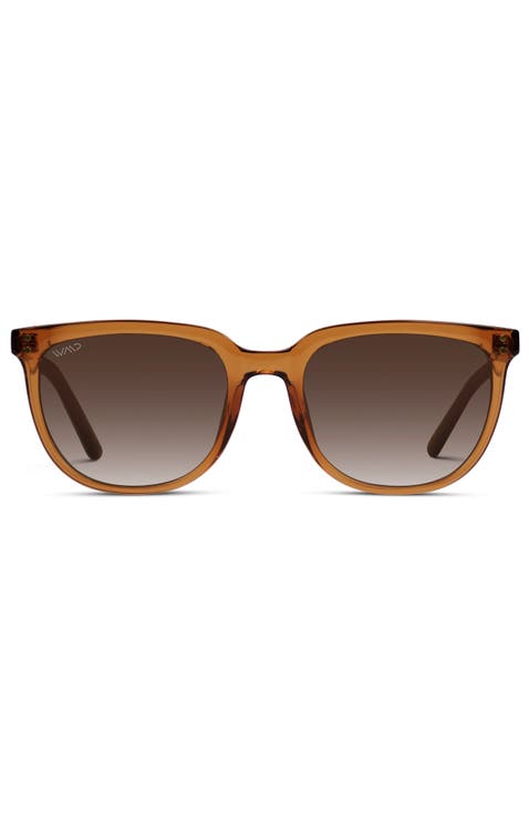 Abner - 52mm Classic Square Polarized Sunglasses