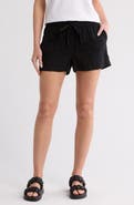 Caslon® Drawstring Linen Blend Shorts