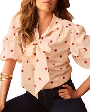 MINT VELVET Polka Dot Blouse