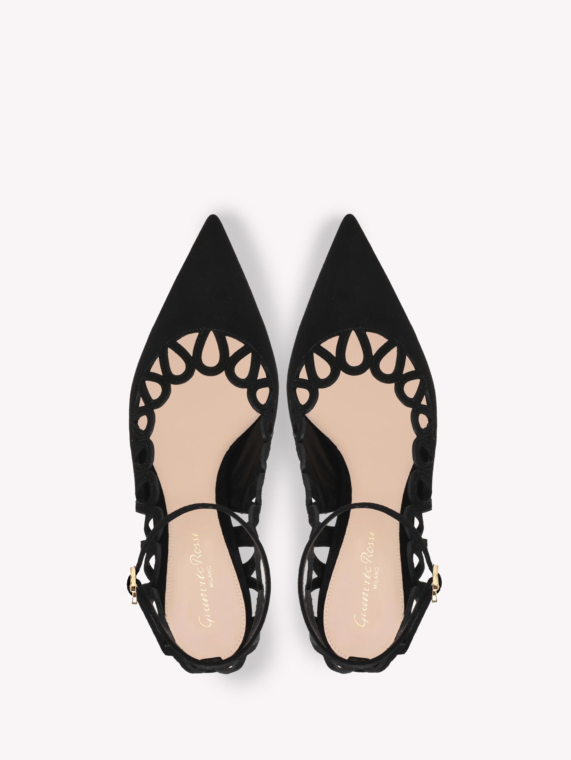Elisa Ankle Pump, Alternate, color, Black Suede