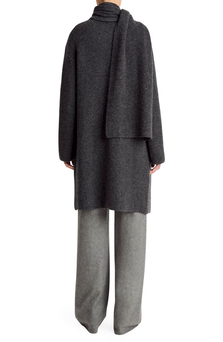 Vince Drape Sweater Coat, Alternate, color, Dark Heather Grey