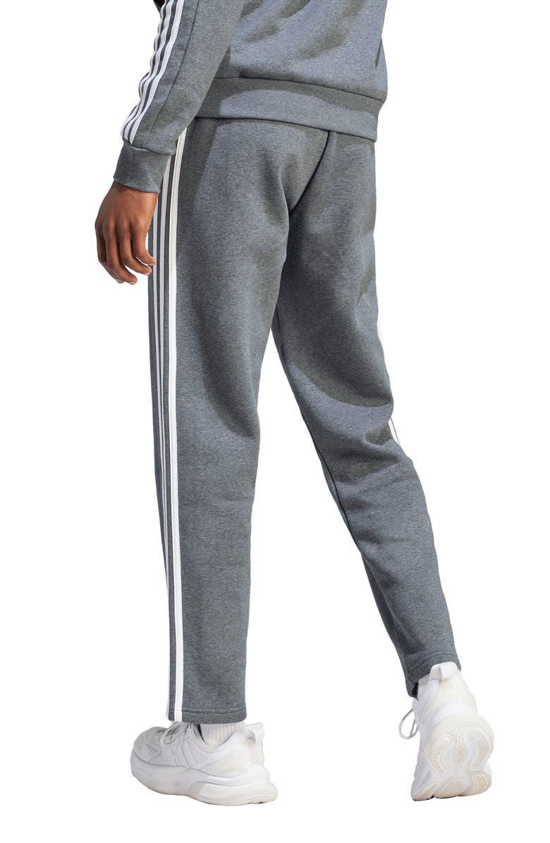adidas Essentials 3-Stripes Fleece Sweatpants, Alternate, color, 