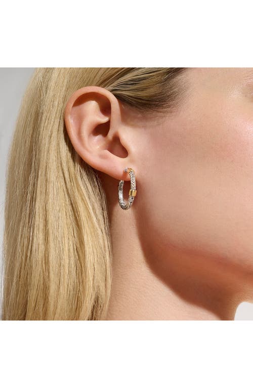 JOHN HARDY JOHN HARDY JH ESSENTIALS 14K GOLD HOOP EARRINGS, 23MM