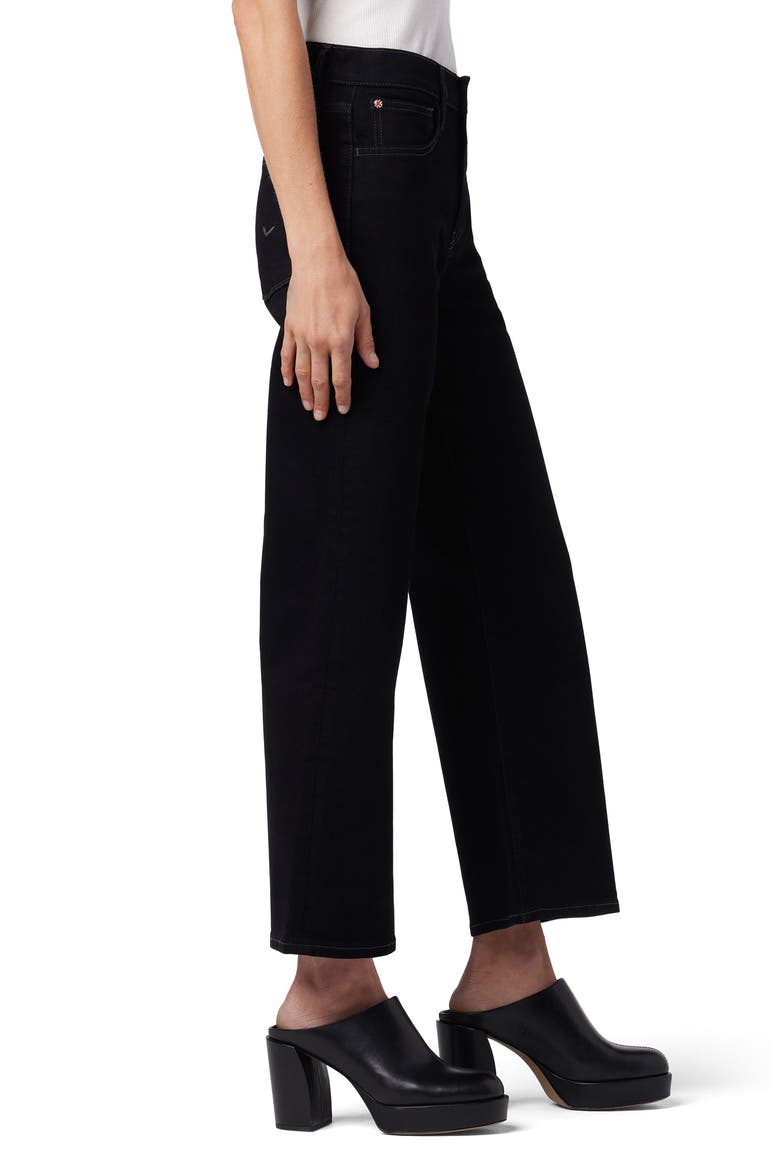Rosalie High Waist Wide Leg Jeans, Alternate, color, BLACK RINSE