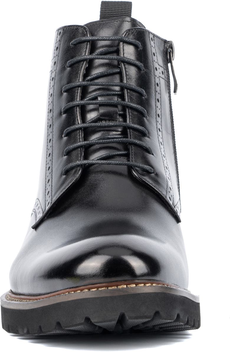 VINTAGE FOUNDRY Brogue Lug Sole Boot, Alternate, color,