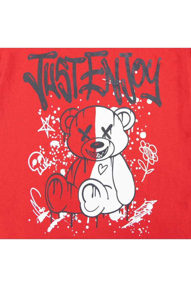 Lunar Graphic Tee, Alternate, color, SALSA/ ENJOY BEAR