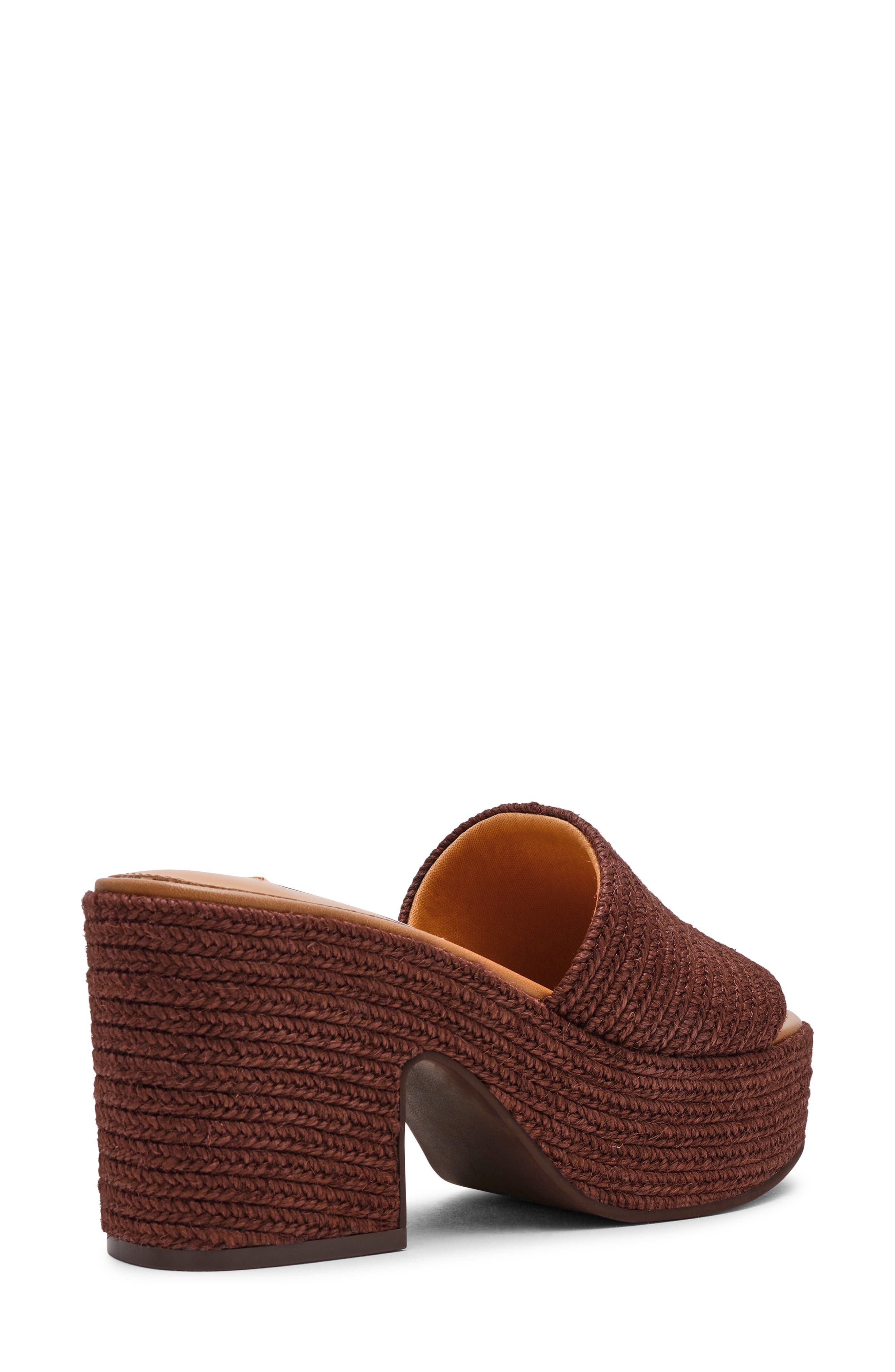 Steve Madden Trippy Platform Sandal, Alternate, color, Brown