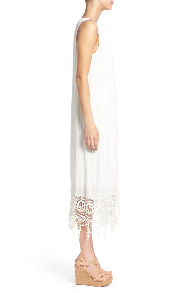 Crochet Maxi Dress, Alternate, color, WHITE