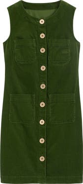 Boden Evelyn Sleeveless Corduroy Dress