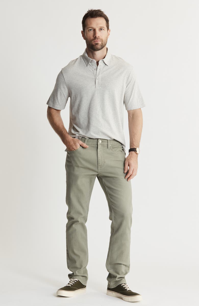 JACHS Bowery Straight Leg Denim Pants, Alternate, color, Olive