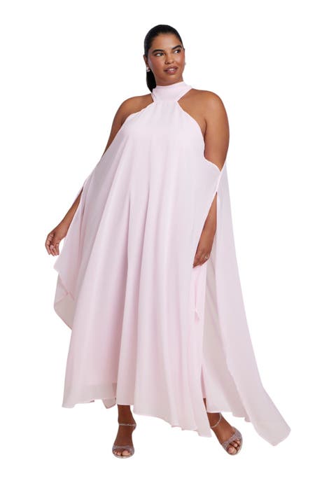 Dramatic Chiffon Kaftan Gown (plus)