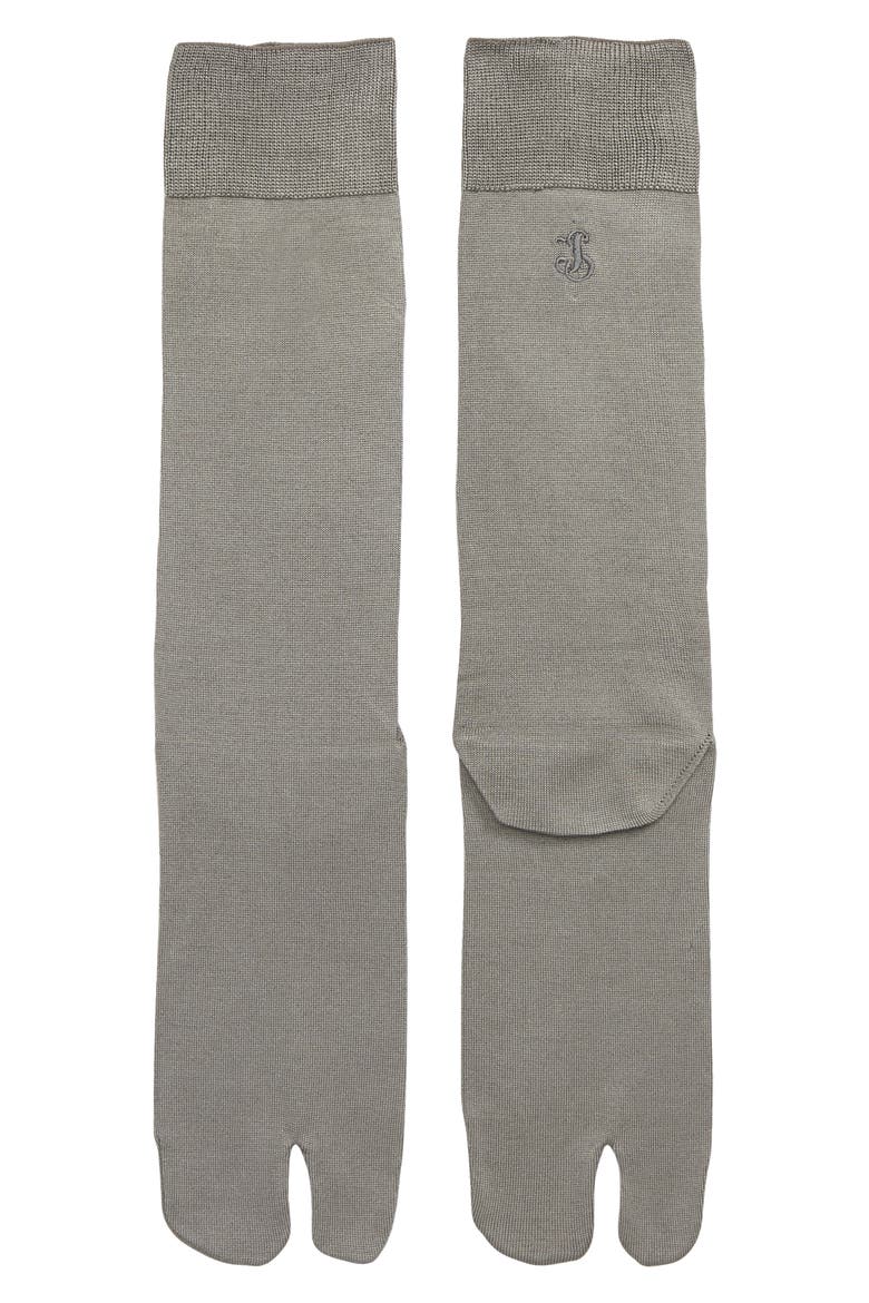 Split Toe Socks, Main, color, STEEL