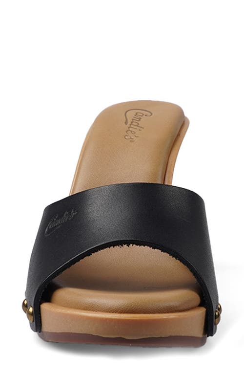 Candies Candie's Antonellaomg Slide Sandal In Black