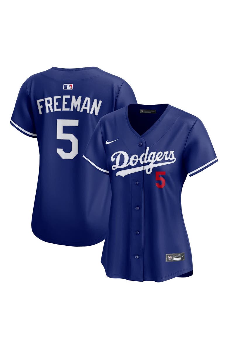Nike Women's Nike Freddie Freeman Royal Los Angeles Dodgers Alternate 2 Limited Jersey, Alternate, color, 