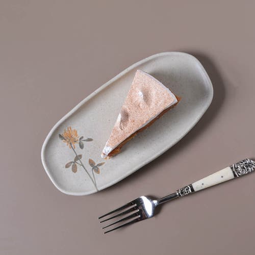 Porto Brasil Shallow Organic Oval Platter Small Set Of 4 In Neutral