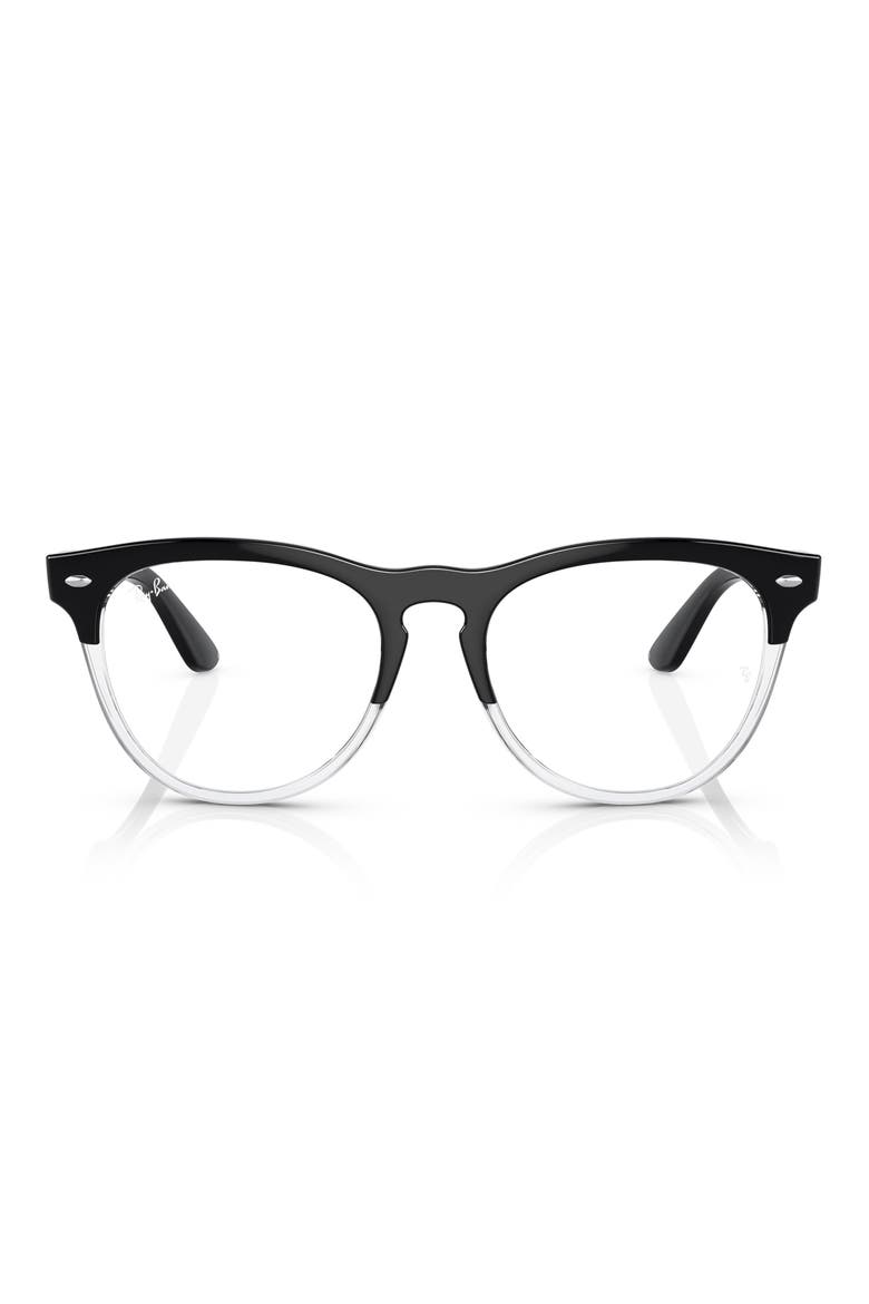 Iris 54mm Square Optical Frames, Main, color, BLACK