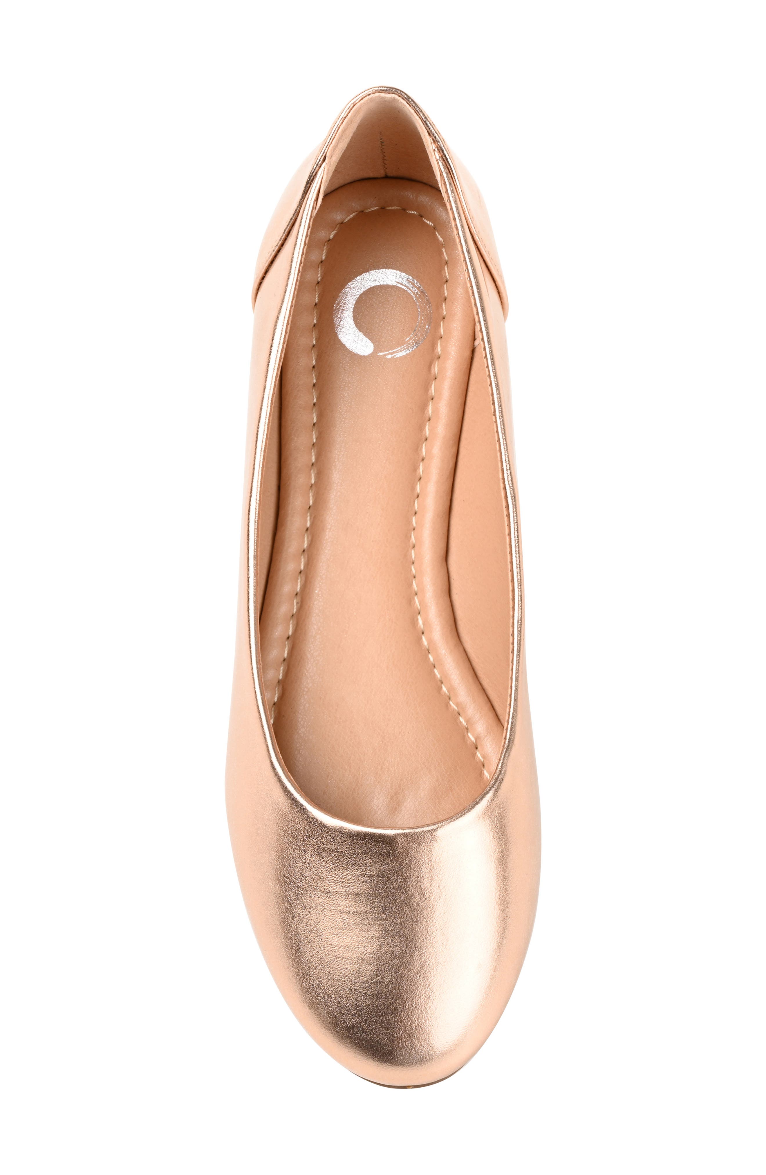 JOURNEE Kavn Flat, Alternate, color, ROSE GOLD