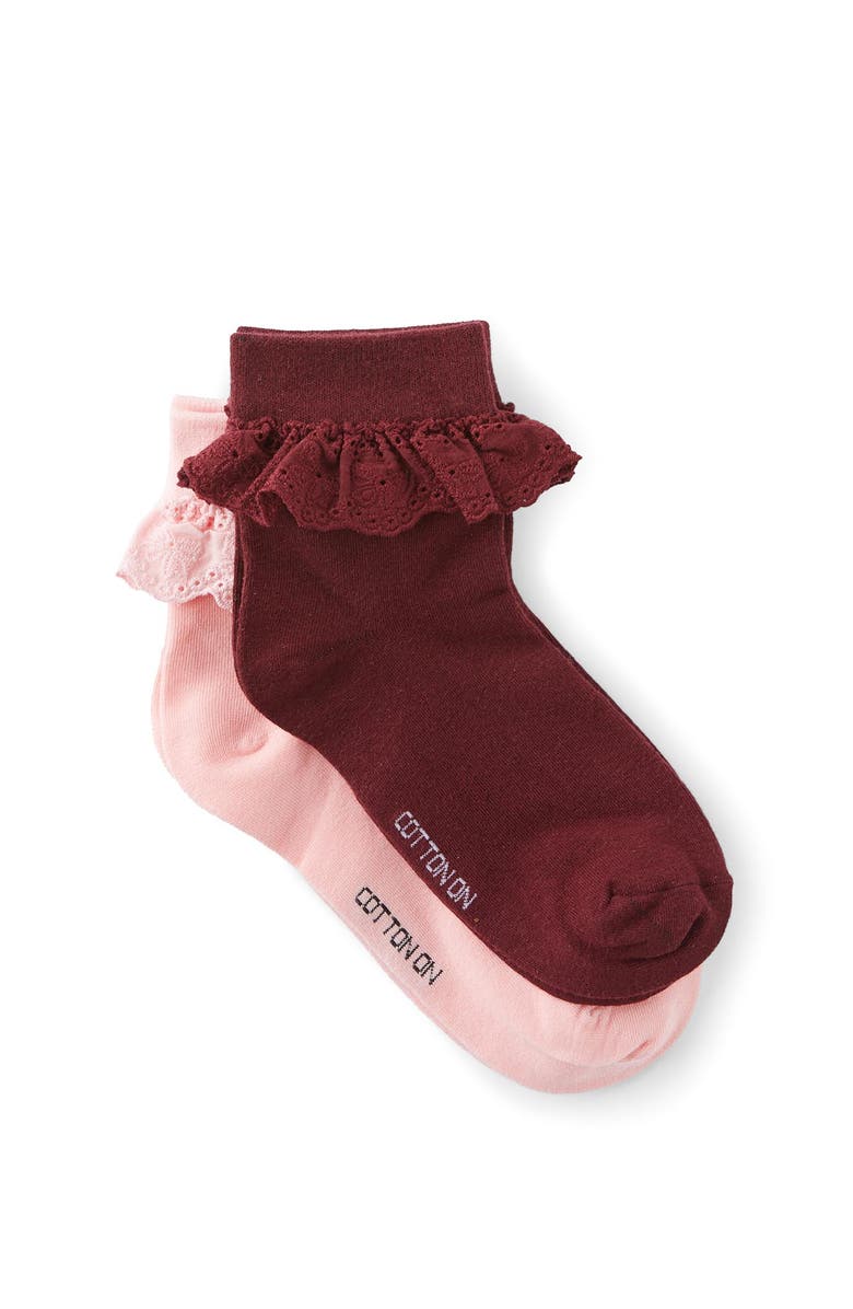 Rubi Shoes The Perfect Pair Pretty Frill Sock, Main, color,