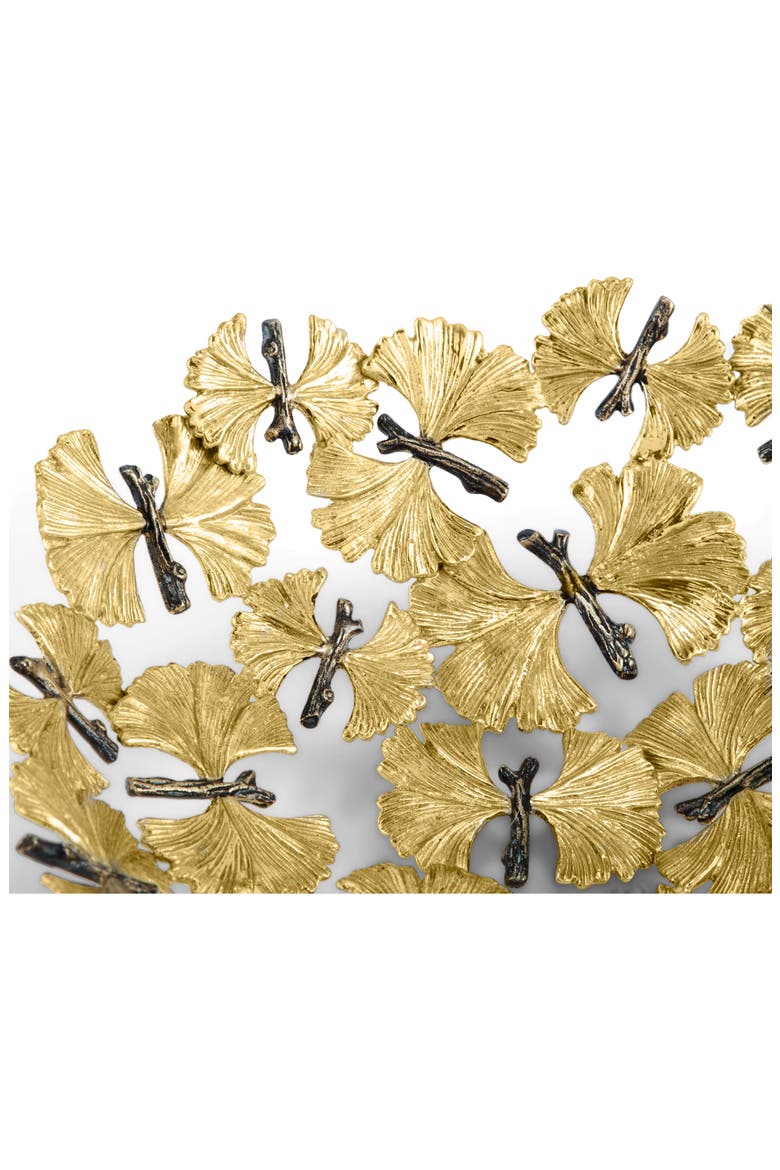 Butterfly Ginkgo Bread Basket, Alternate, color, GOLD