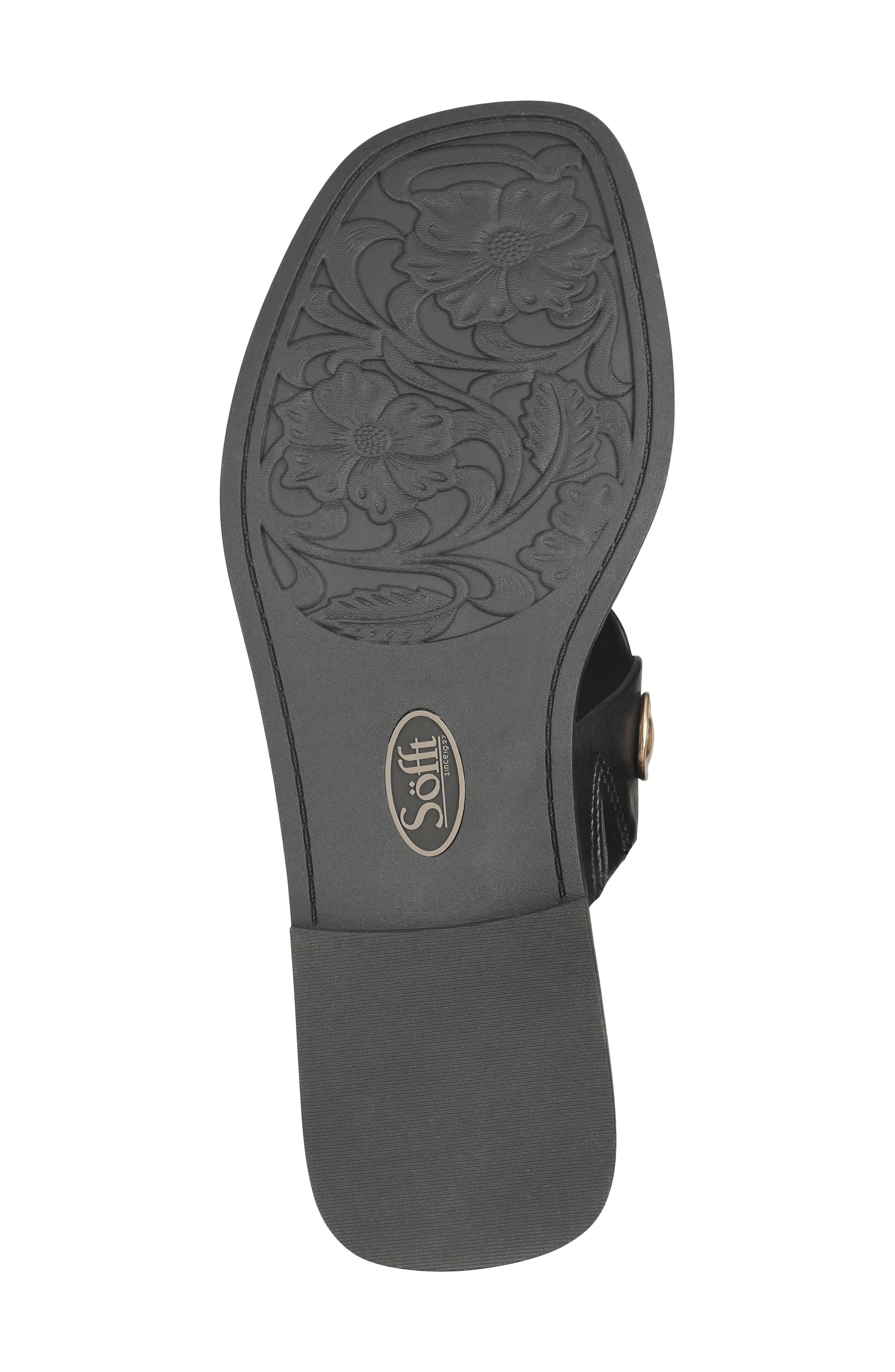 Söfft Ezra Slide Sandal, Alternate, color, Black