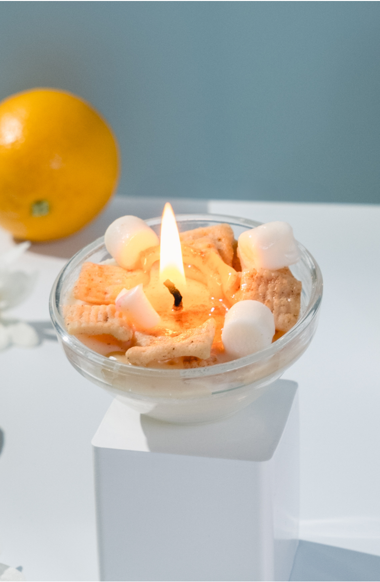 Southlake gifts Mini Cereal Candle Bowl Set, Alternate, color, Multicolored Pastel