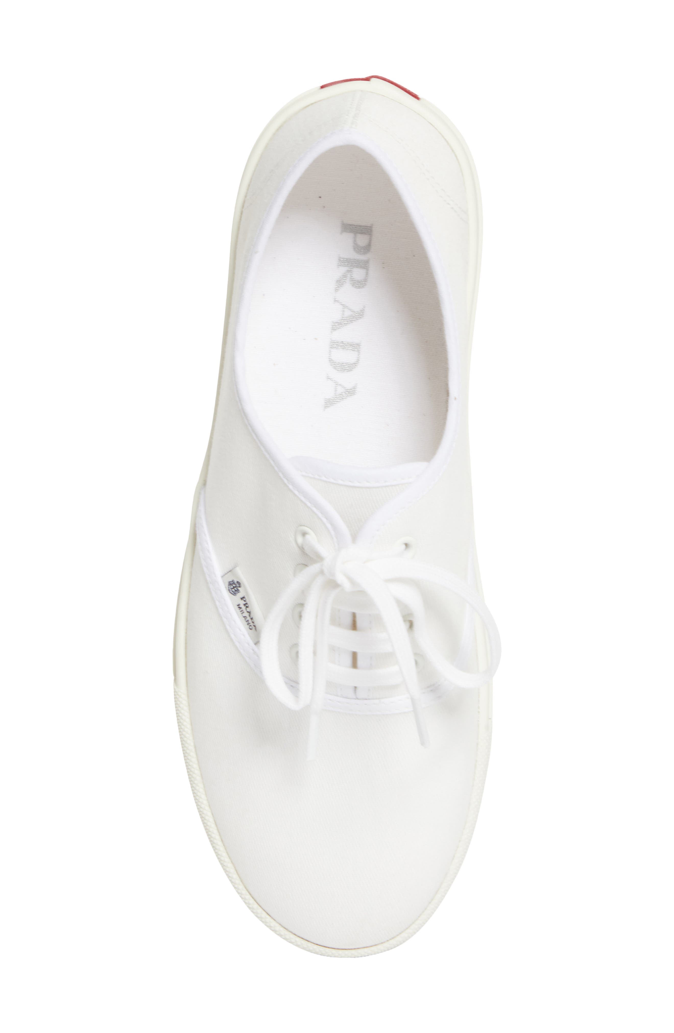 Drill Canvas Low Top Sneaker, Alternate, color, WHITE