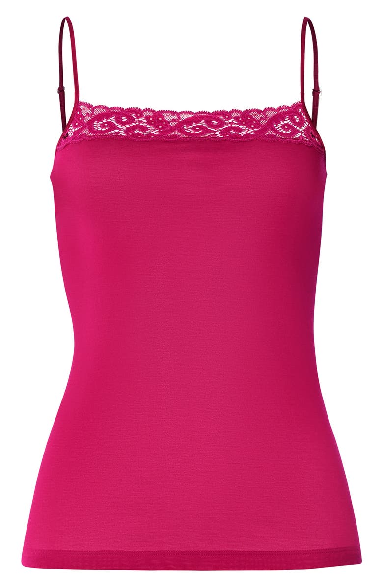Hanro 'Moments' Camisole, Alternate, color, Light Sangria