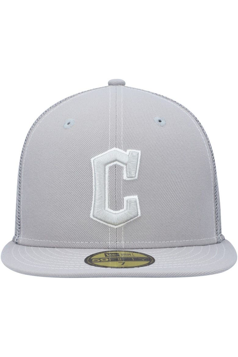 Men's New Era  Gray Cleveland Guardians 2023 On-Field Batting Practice 59FIFTY Fitted Hat, Alternate, color, Gray