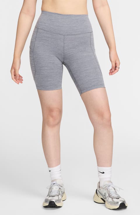 One 8-Inch High Waist Biker Shorts