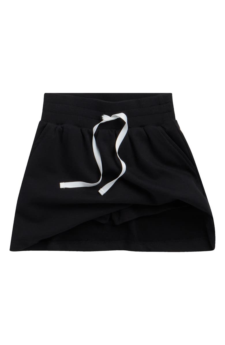 Splendid Kids' Sporty Terry Skirt, Alternate, color, Black